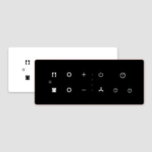 HA10602 - 2 SWITCH+ 1 FAN + 1 CURTAIN + 1 SOCKET