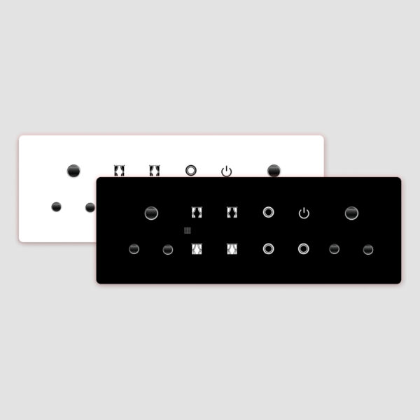HA10815 - 3 Switch + 2 Curtain + 2 Socket
