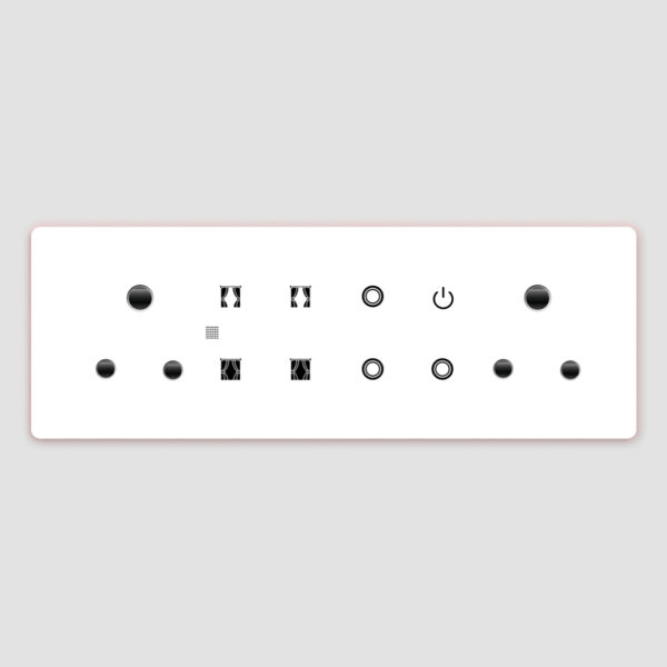 HA10815 - 3 Switch + 2 Curtain + 2 Socket - Image 3
