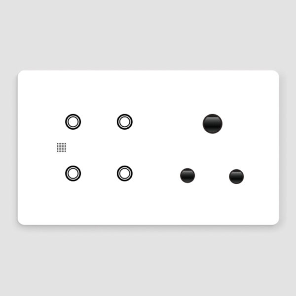 HA10401 - 4 SWITCH + 1 SOCKET - Image 3