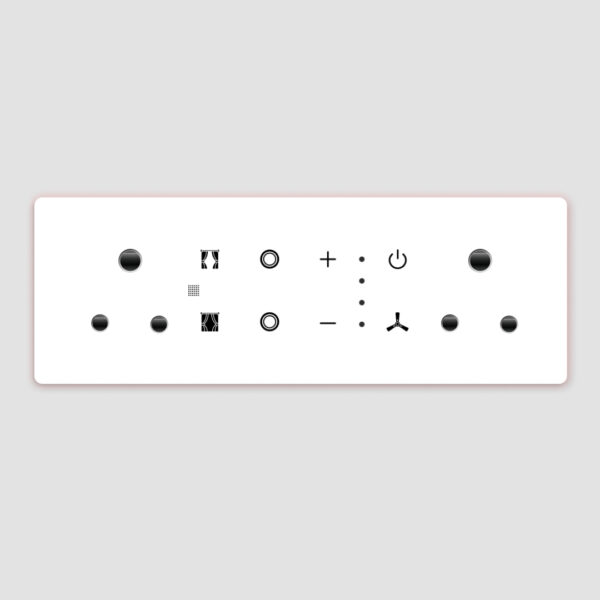 HA10813 - 2 Switch + 1 Fan + 1 Curtain + 2 Socket - Image 3