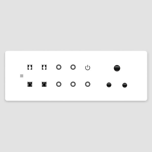HA10804 - 5 SWITCH + 2 CURTAIN + 1 SOCKET - Image 3