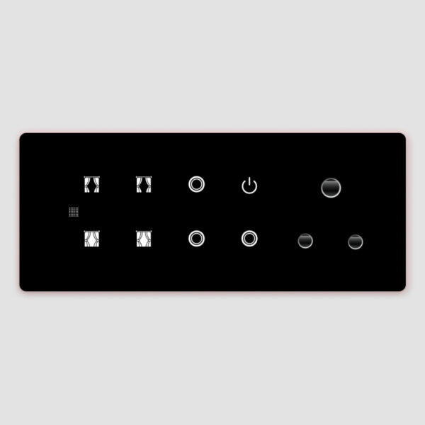 HA10604 - 3 SWITCH + 2 CURTAIN + 1 SOCKET - Image 2