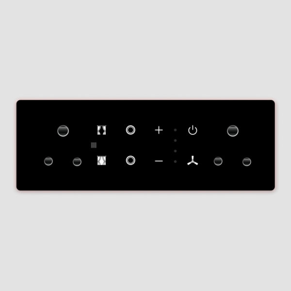 HA10813 - 2 Switch + 1 Fan + 1 Curtain + 2 Socket - Image 2